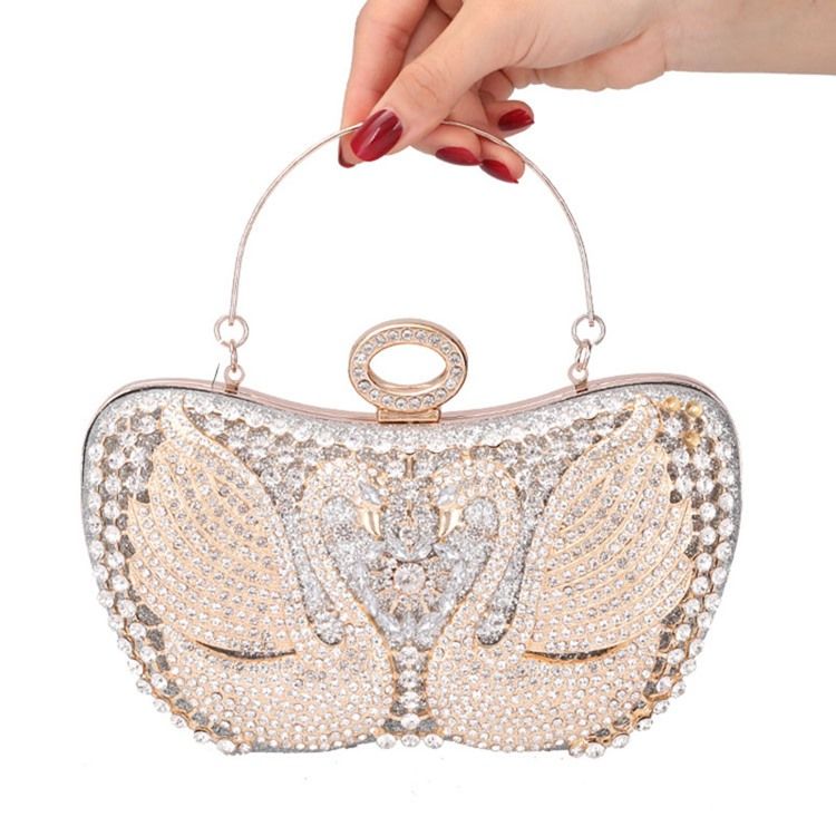 Banquete De Strass Embreagem Bolsas Noturnas