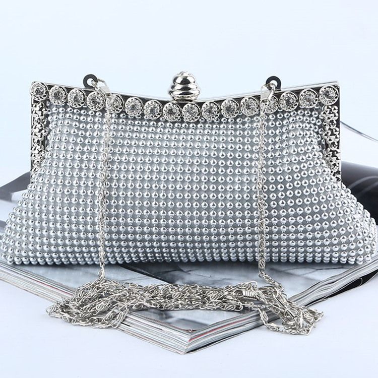 Banquete De Strass Simples Embreagens Bolsas Noturnas