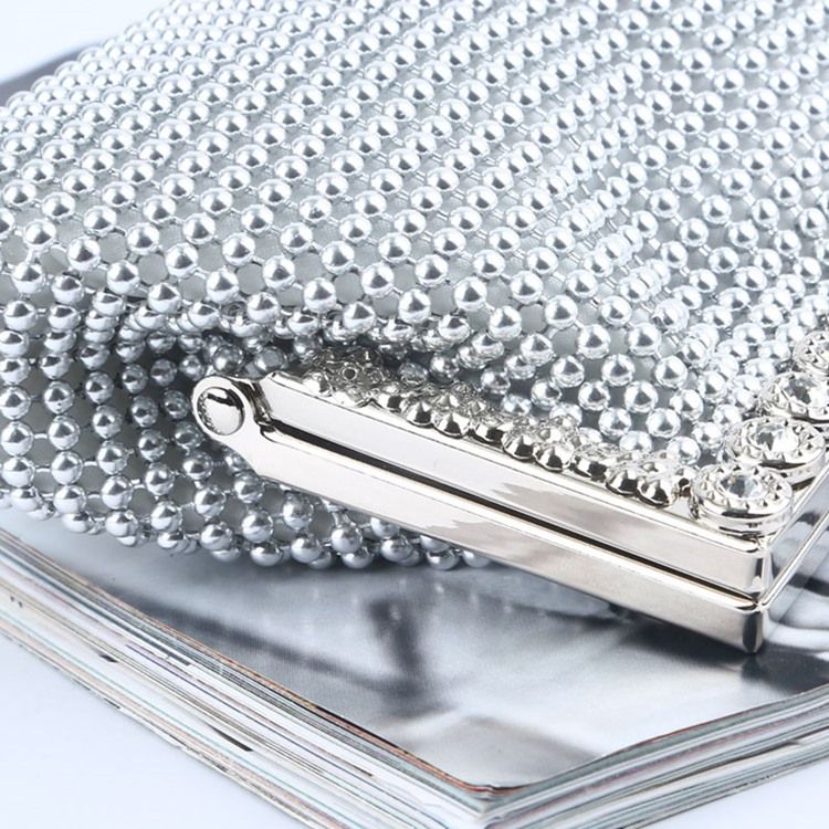 Banquete De Strass Simples Embreagens Bolsas Noturnas