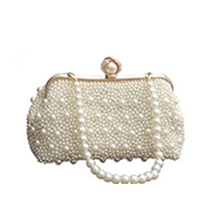 Beads Hasp Versatile Clutiles Evening Bags