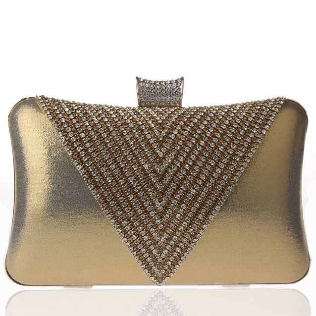 Clutch Triangle Rhinestone Evening Clutch