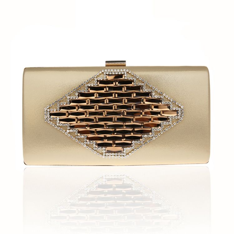 Elegant Rhomb Rhomb Solid Colour Evening Clutch