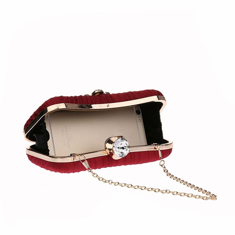 Exquisite Pendant Adornment Evening Clutch