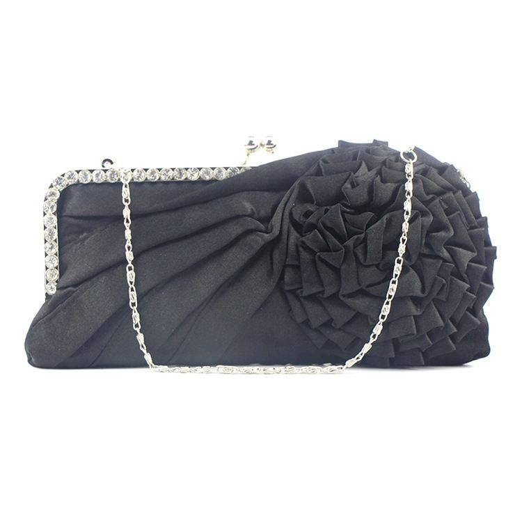 Flower Drape Banquet Clutches Evening Bag