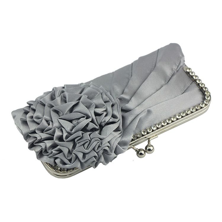 Flower Drape Banquet Clutches Evening Bag