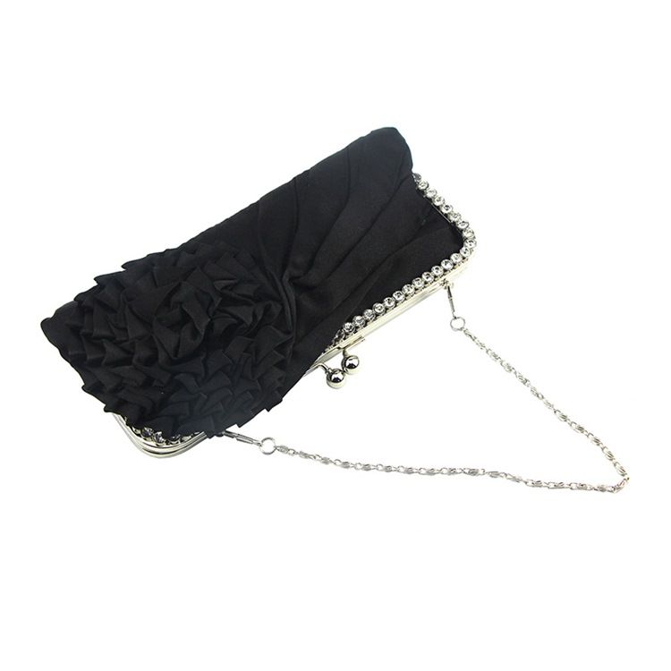 Flower Drape Banquet Clutches Evening Bag