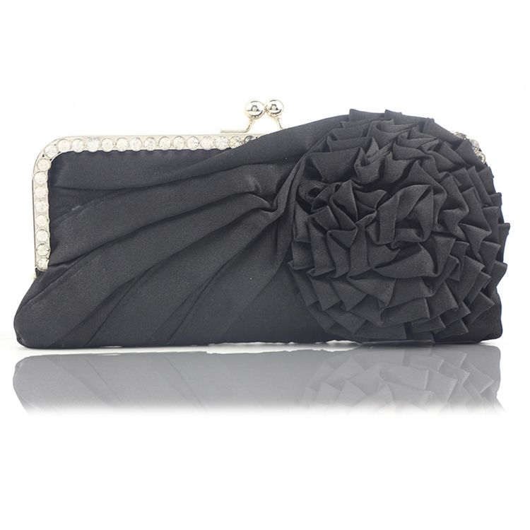 Flower Drape Banquet Clutches Evening Bag