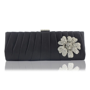 Flower Versatile Pu Clutches Evening Bag