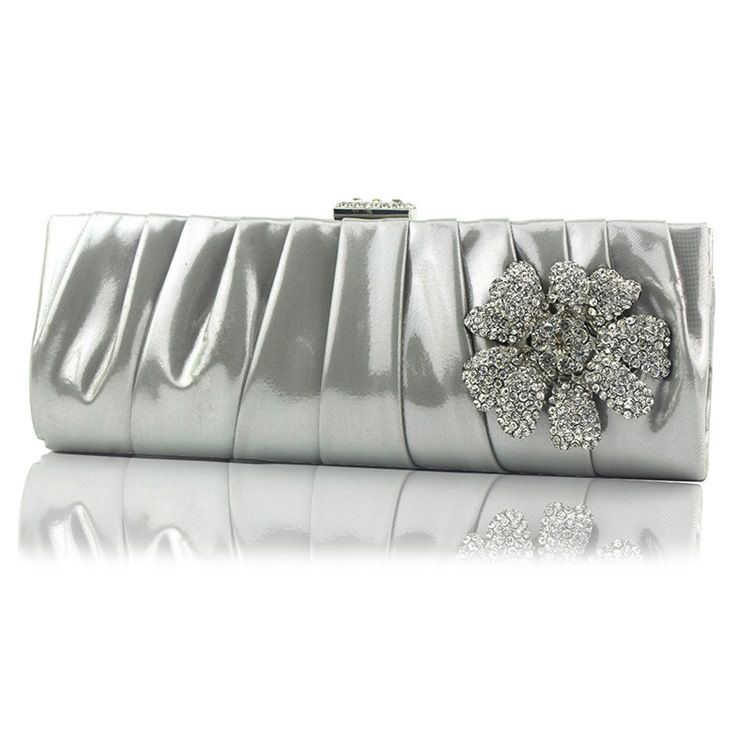 Flower Versatile Pu Clutches Evening Bag