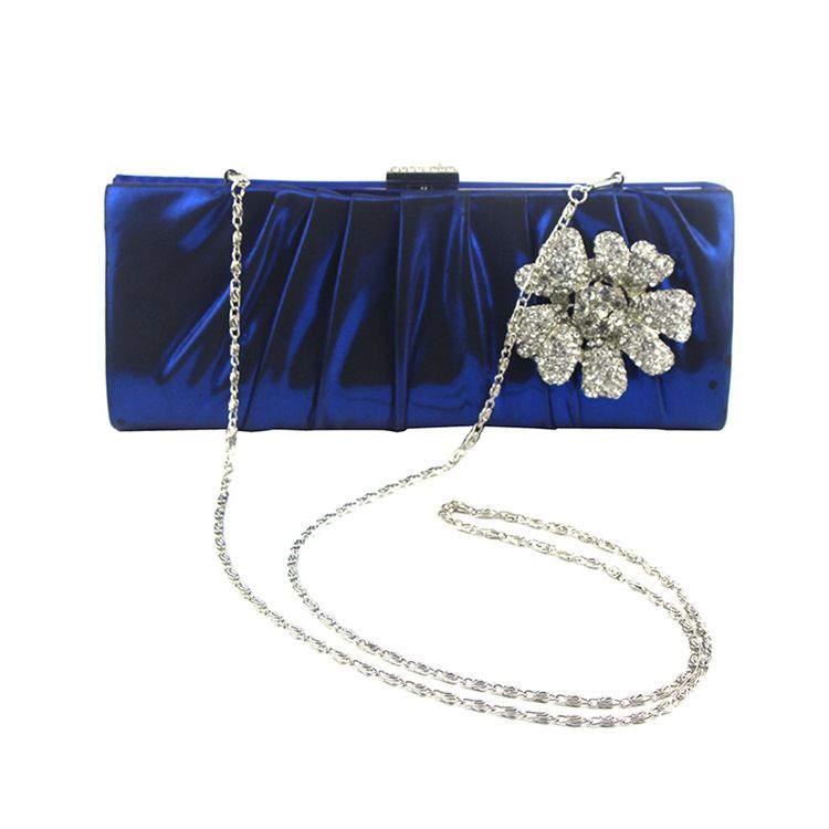 Flower Versatile Pu Clutches Evening Bag