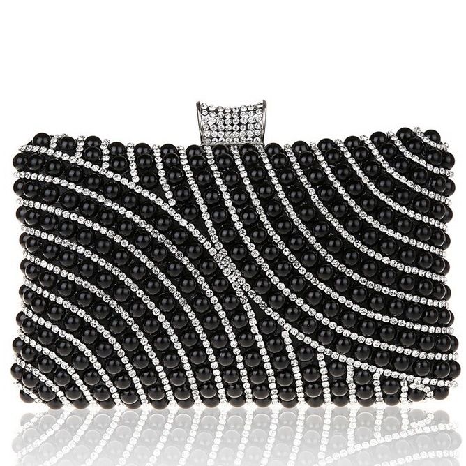 Graceful Beaded Clutch