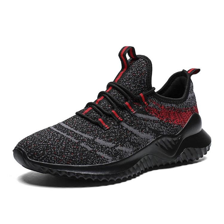 Tênis Masculino Flyknit Decotado Superior Com Cordões