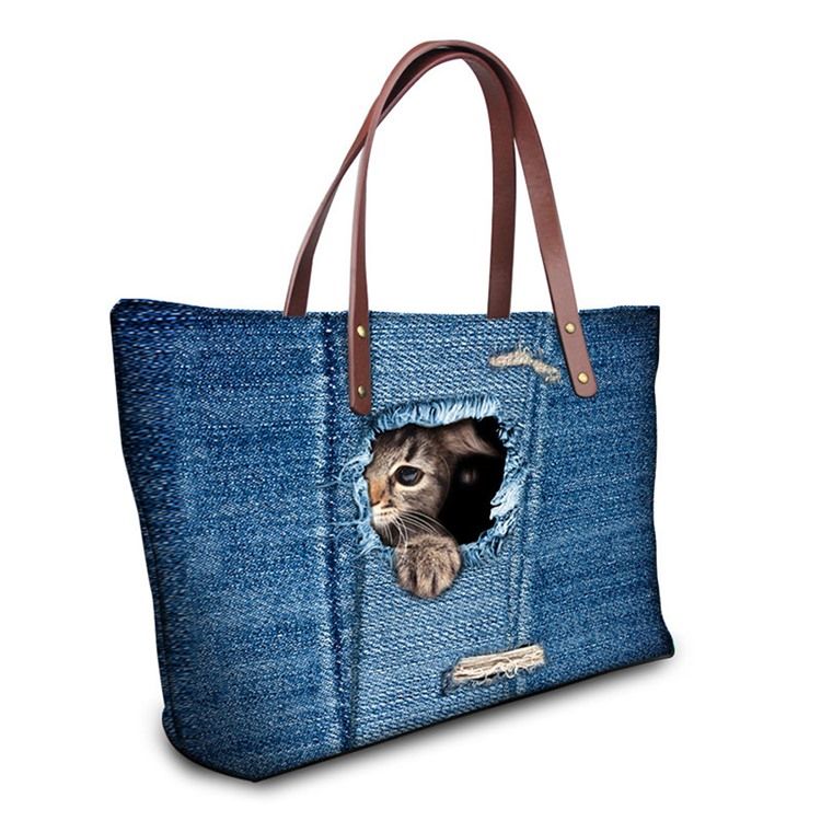 Bolsa Com Zíper De Nylon 3d Para Animais De Estimação