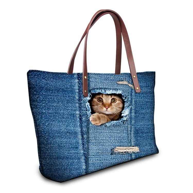 Bolsa Com Zíper De Nylon 3d Para Animais De Estimação