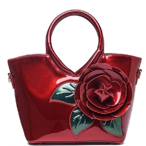 Bolsa Decorada Com Flores Vivas Femininas