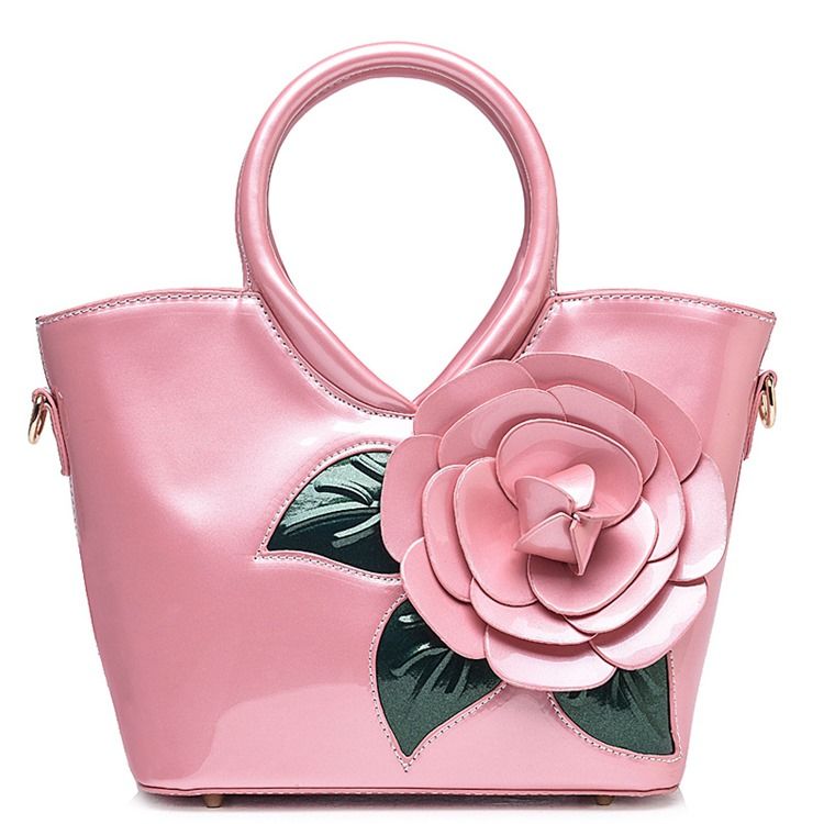 Bolsa Decorada Com Flores Vivas Femininas