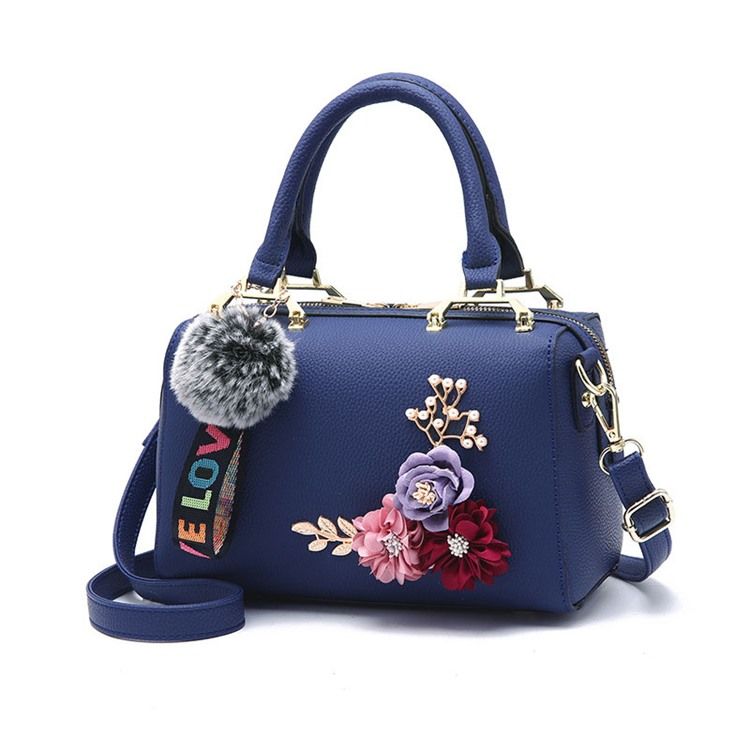 Bolsa Feminina Com Zíper Floral