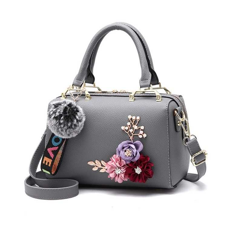 Bolsa Feminina Com Zíper Floral