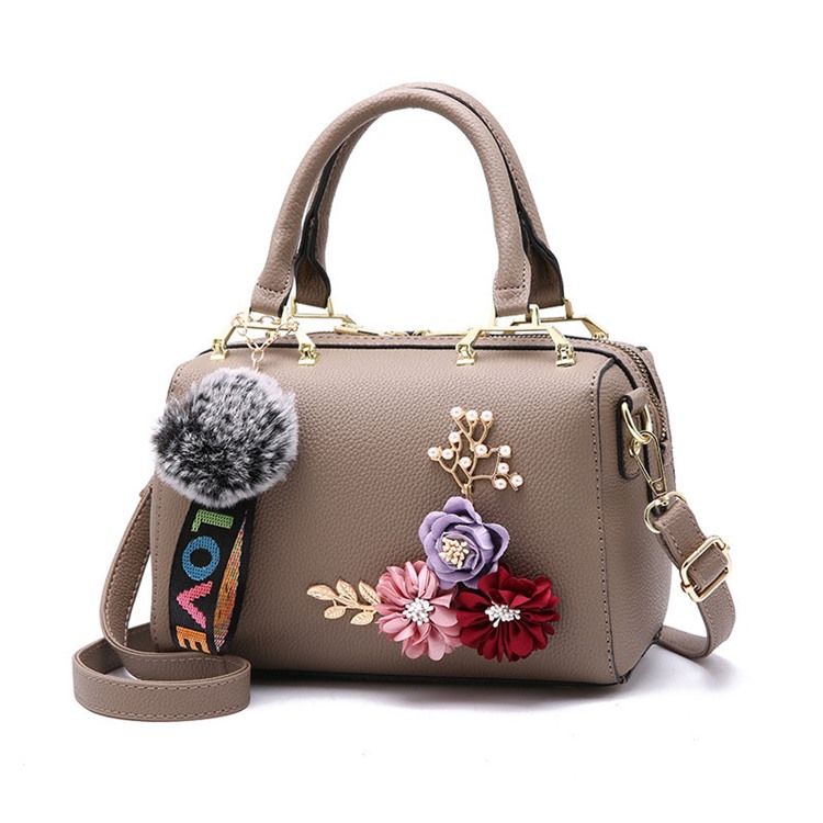 Bolsa Feminina Com Zíper Floral