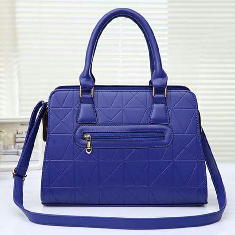 Bolsa Feminina De Pu Com Relevo Elegante