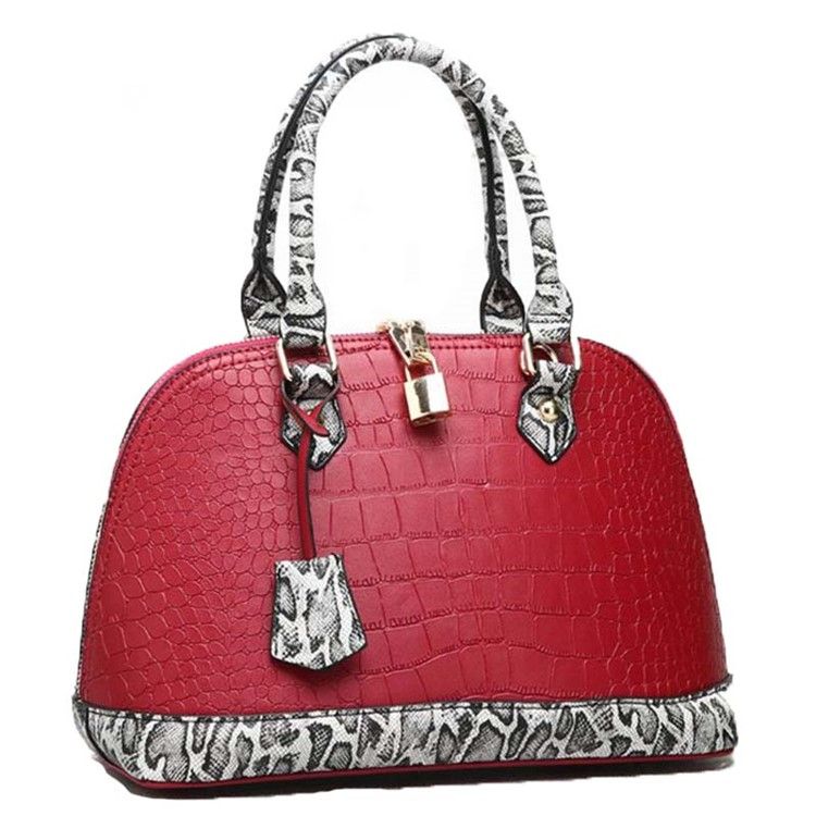 Bolsa Serpentine Embossing Shell Com Estampa Leopard