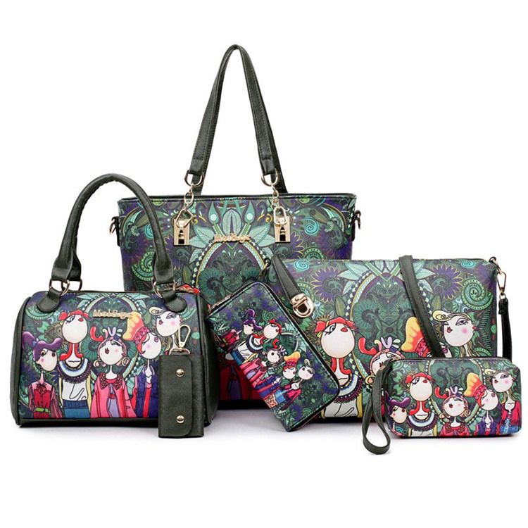 Bolsas Com Estampa De Personagens De Drama Vogue (6 Bolsas)