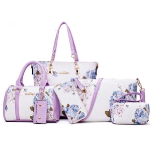 Conjunto De Bolsa Com Estampa Floral Pu