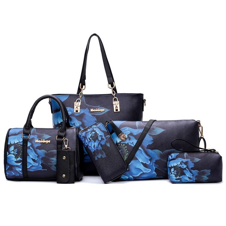 Conjunto De Bolsa Com Estampa Floral Pu