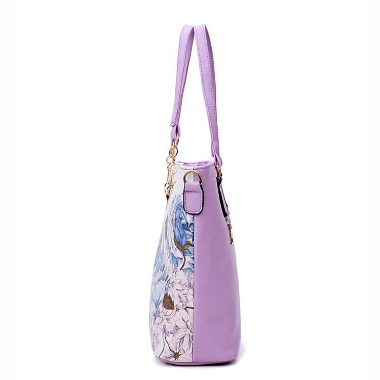 Conjunto De Bolsa Com Estampa Floral Pu