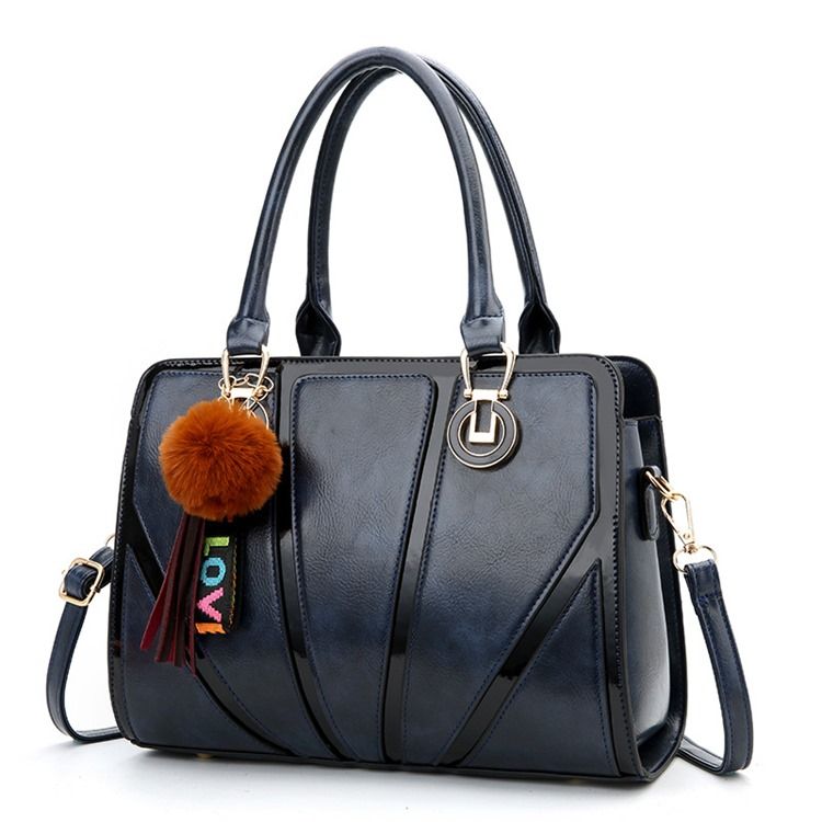 Patchwork Pucolor Block Handbag