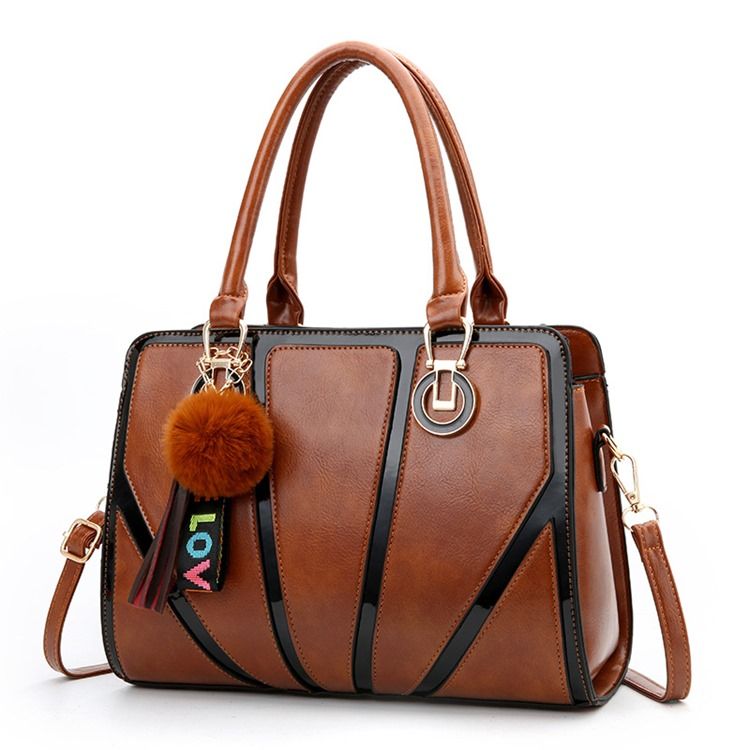 Patchwork Pucolor Block Handbag