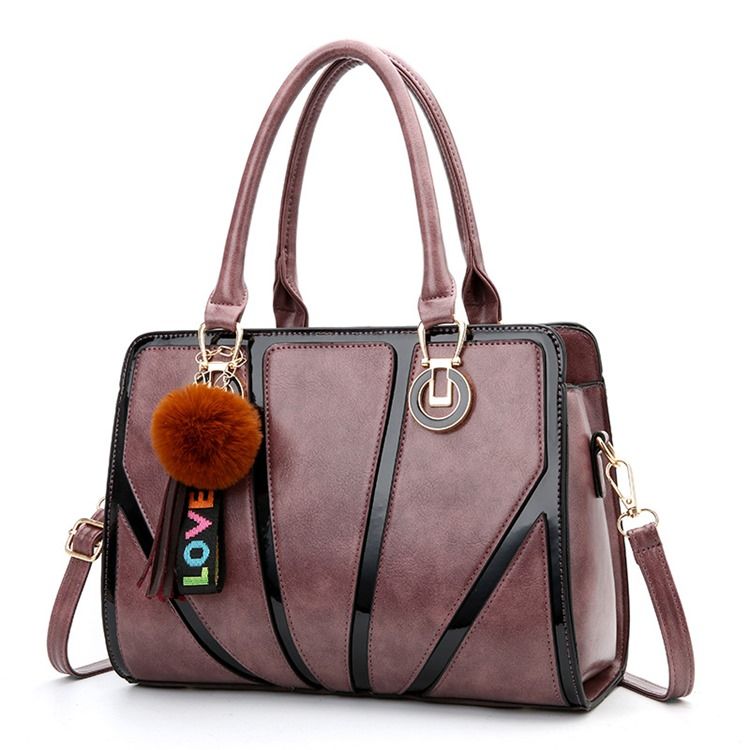 Patchwork Pucolor Block Handbag