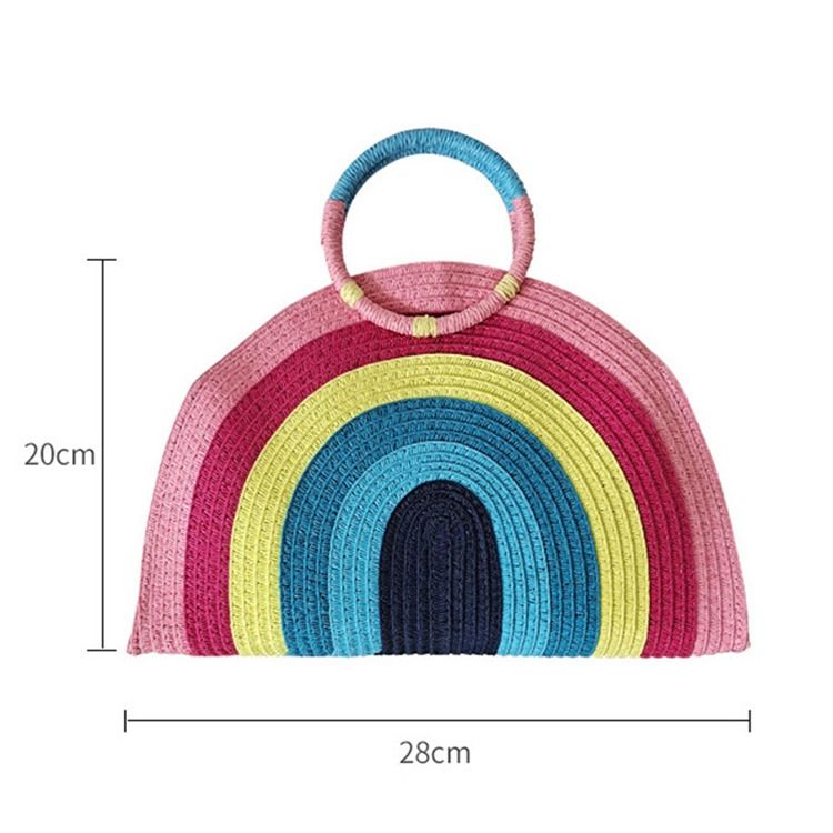 Sacolas Circulares De Malha Doce