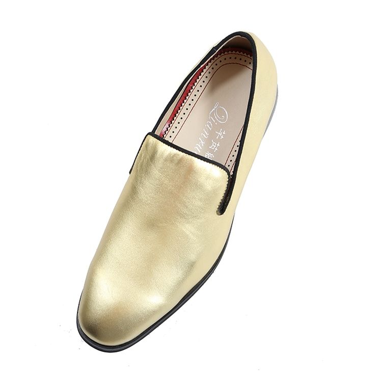 Oxfords Masculinos Golden Slip-on Low-cut