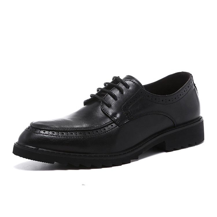 Simples Lace-up Redondo Toe Masculino Oxfords