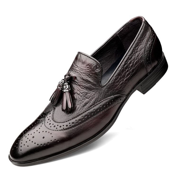 Slip-on Customizado Redondo Toe Vintage Masculino Oxfords