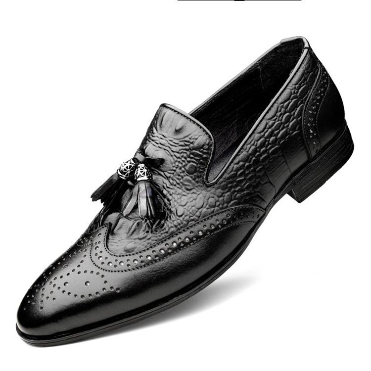 Slip-on Customizado Redondo Toe Vintage Masculino Oxfords