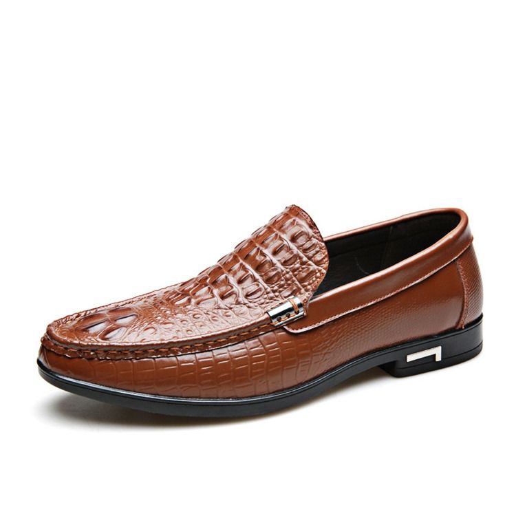 Slip-on Low-cut Superior Liso Redondo Toe Thin Shoes Oxfords Masculinos