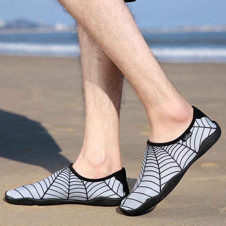 Tênis Aquáticos Spandex Slip-on Round Toe Masculino