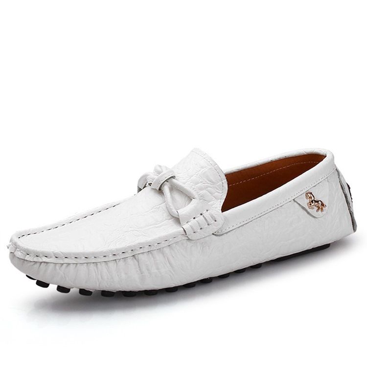 Toe Redondo Simples Slip-on Calçados Casuais Masculinos