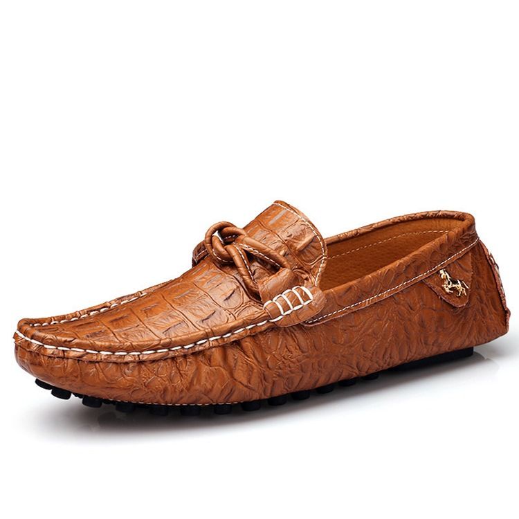 Toe Redondo Simples Slip-on Calçados Casuais Masculinos