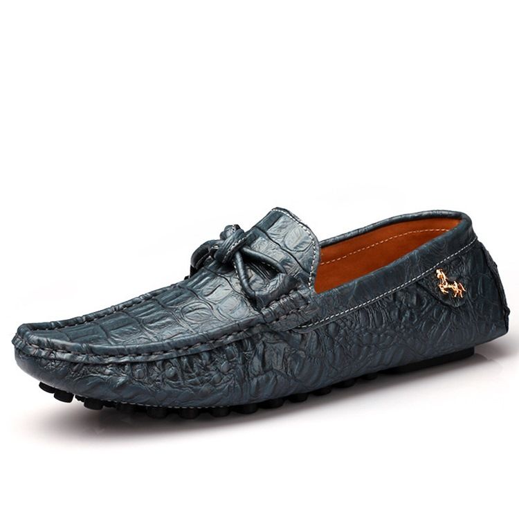 Toe Redondo Simples Slip-on Calçados Casuais Masculinos