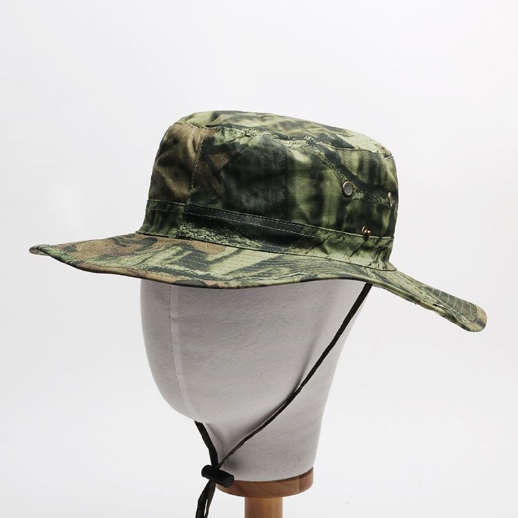 Chapéu De Balde Com Padrão De Camuflagem Masculina