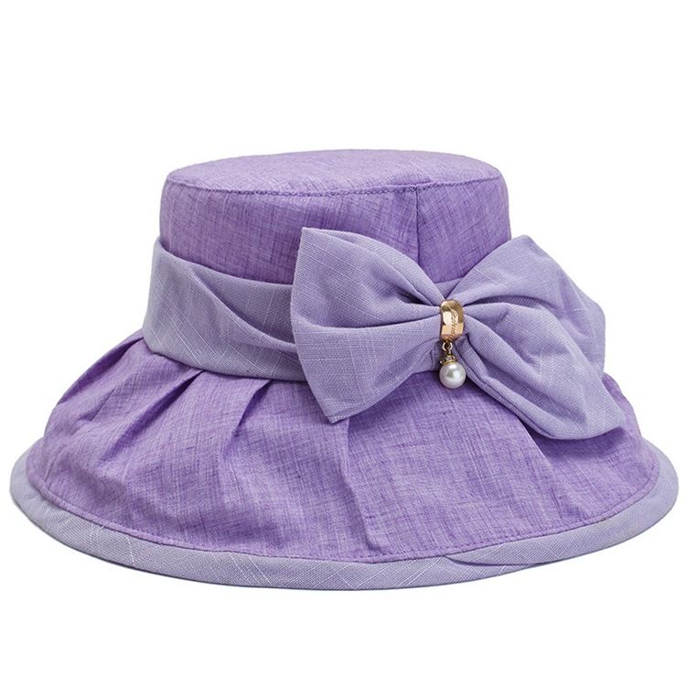 Chapéu De Balde Feminino Chapéus De Outono Bowknot