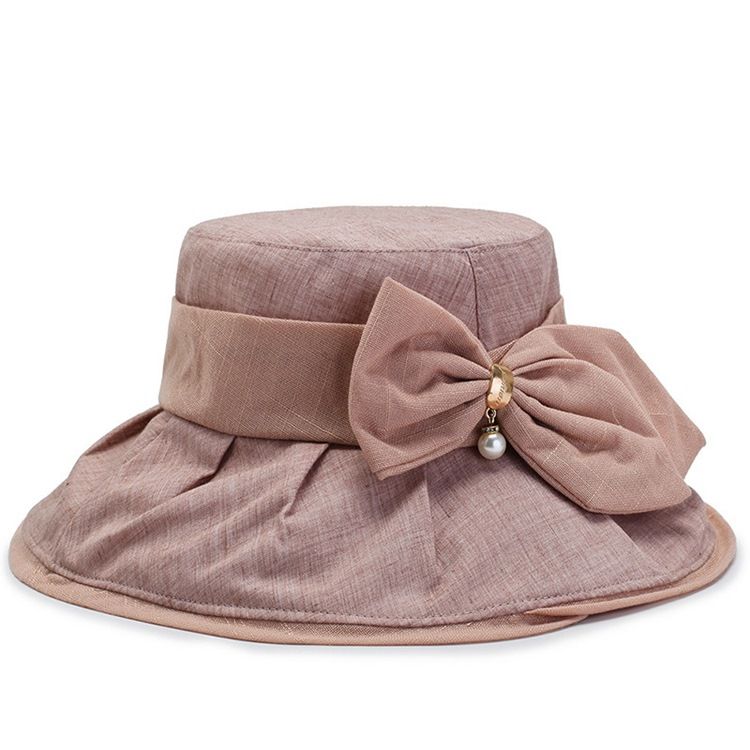 Chapéu De Balde Feminino Chapéus De Outono Bowknot