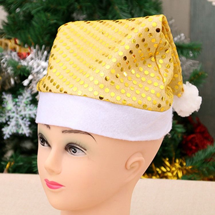 Chapéu Feminino De Decoração De Lantejoulas De Natal