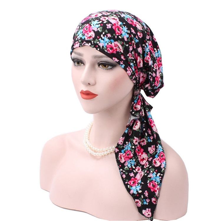 Gorro Feminino Skullies Étnico Floral Summer Hat