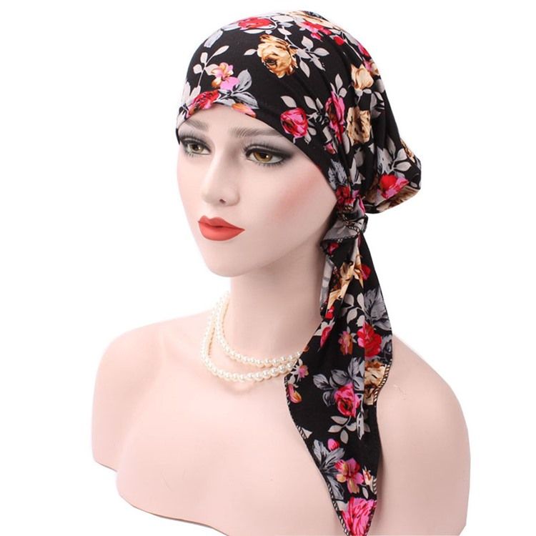 Gorro Feminino Skullies Étnico Floral Summer Hat