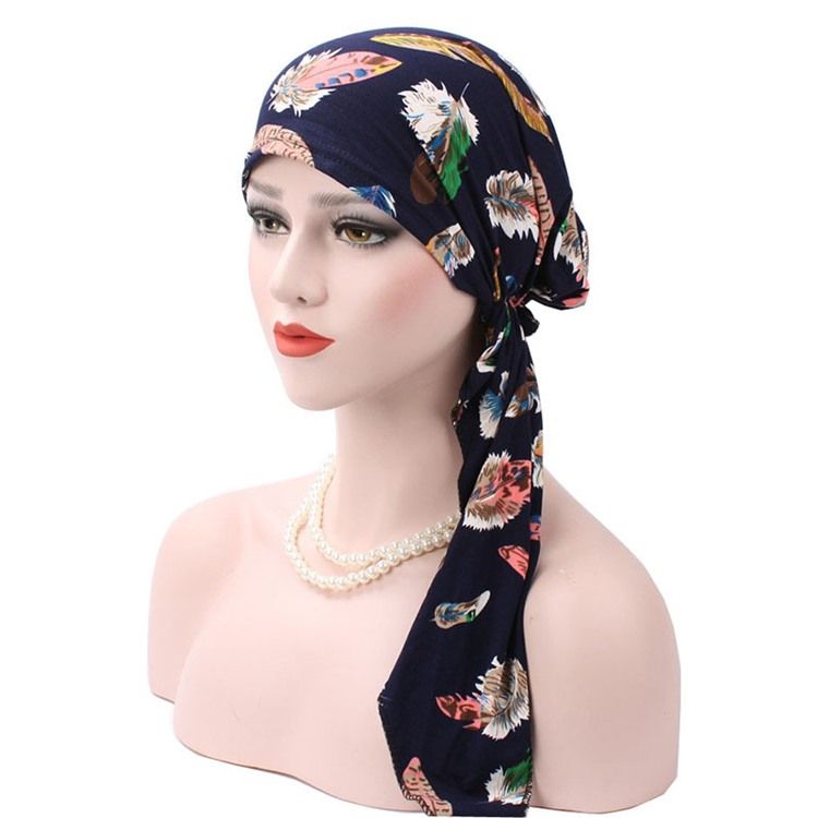 Gorro Feminino Skullies Étnico Floral Summer Hat