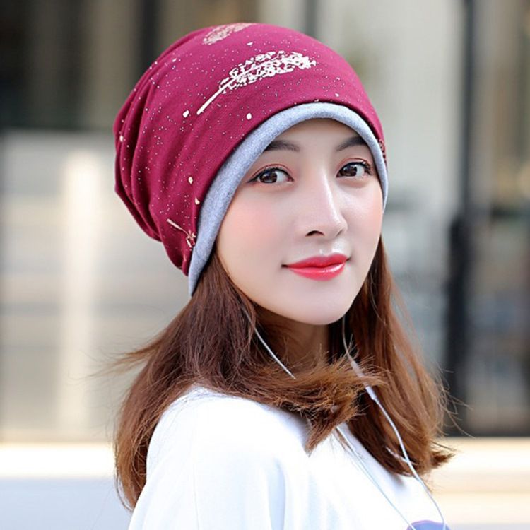 Imprimir Skullies Gorros Casuais De Inverno Para Chapéus Femininos